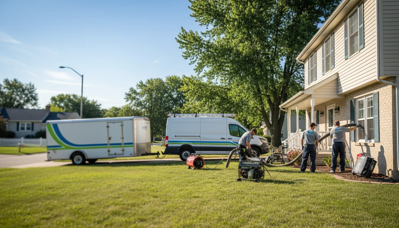 Flooded Basement Restoration And Cleanup With Repair in Laotto, IN near me